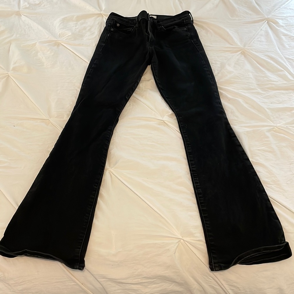 Black bootcut jeans